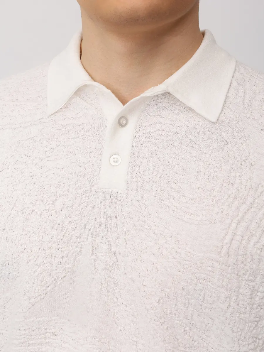 Поло изо льна и хлопка