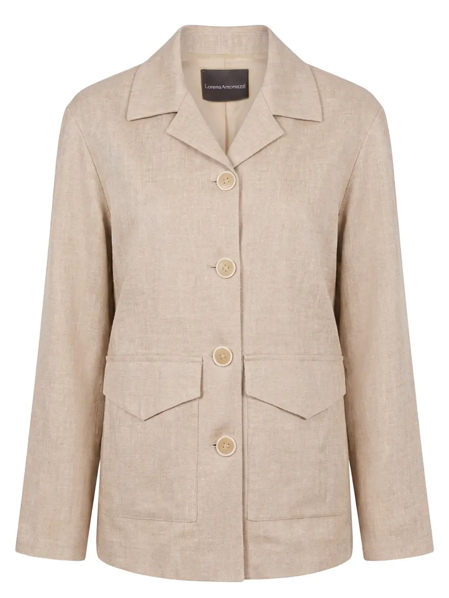 Жакет изо льна и вискозы