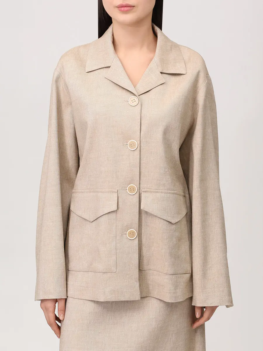 Жакет изо льна и вискозы