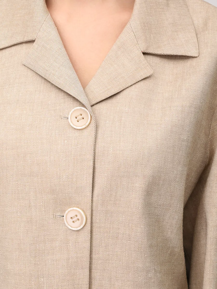 Жакет изо льна и вискозы