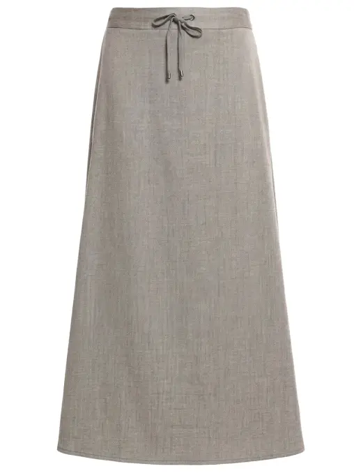 Юбка изо льна и вискозы LORENA ANTONIAZZI
