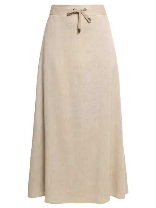 Юбка изо льна и вискозы LORENA ANTONIAZZI