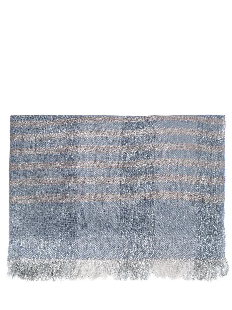 Палантин изо льна и вискозы