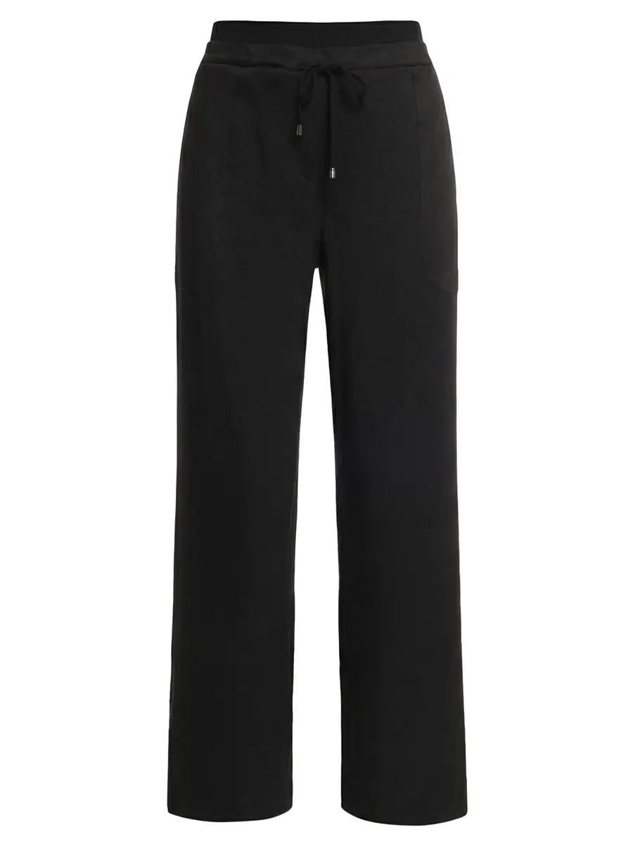 Брюки изо льна и вискозы