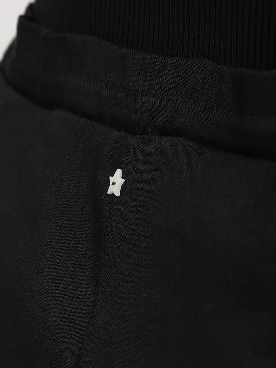 Брюки изо льна и вискозы