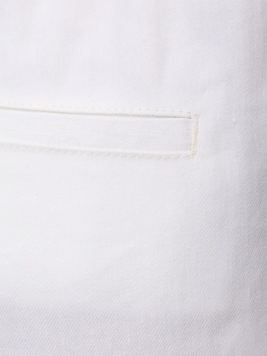 Брюки изо льна и вискозы