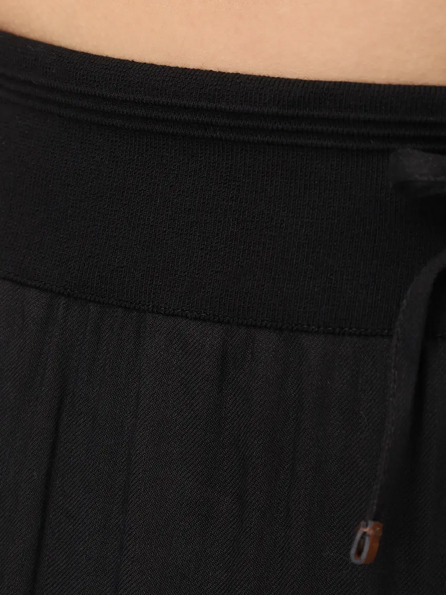 Брюки изо льна и вискозы