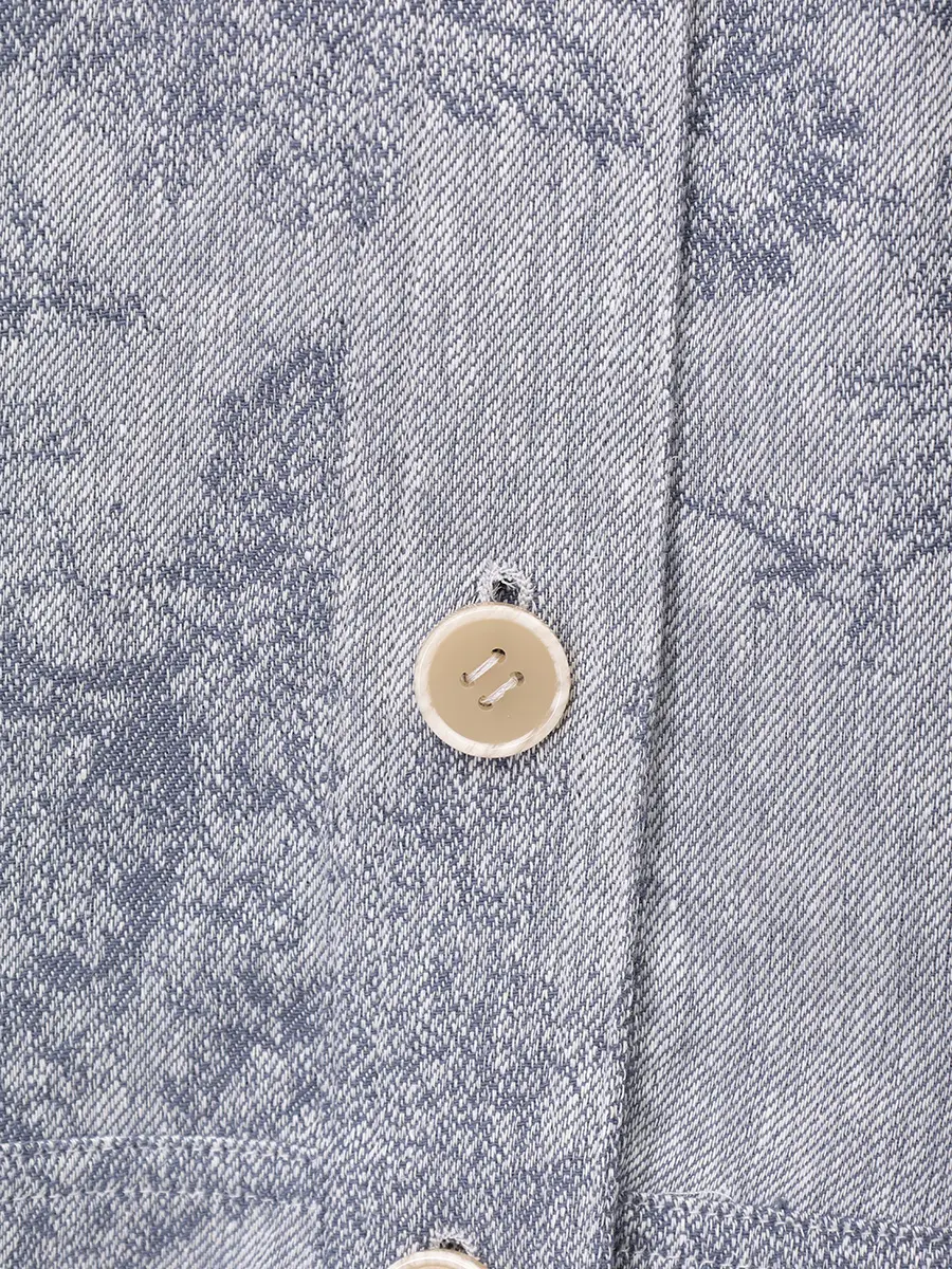 Жакет из хлопка и льна