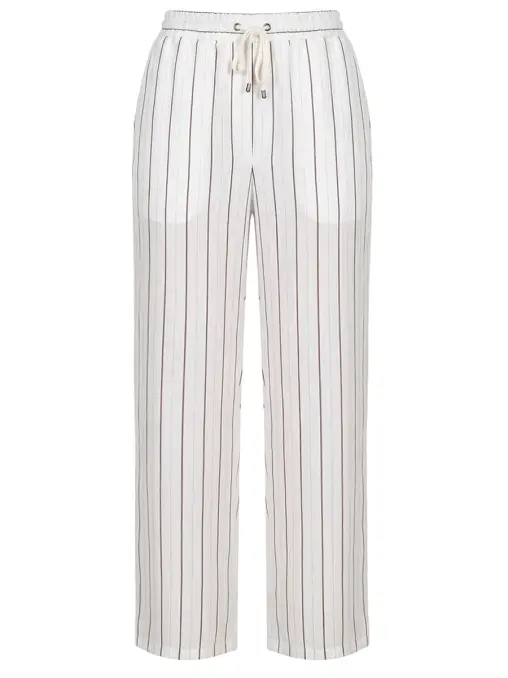 Брюки из шелка и вискозы LORENA ANTONIAZZI