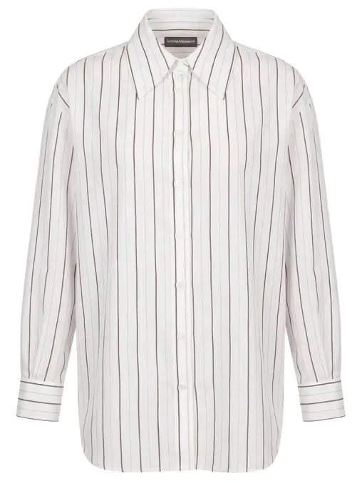 Рубашка из шелка и вискозы LORENA ANTONIAZZI