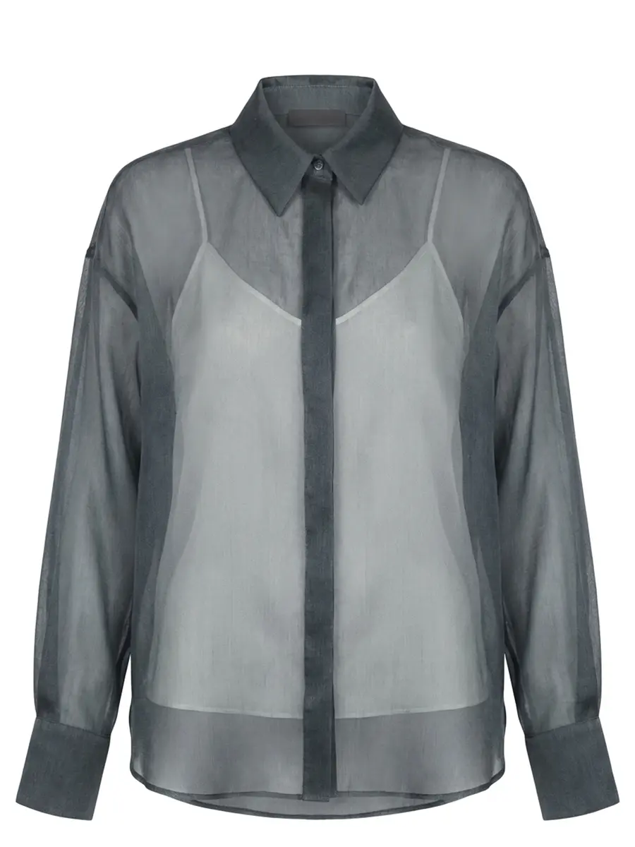 Блуза шелковая