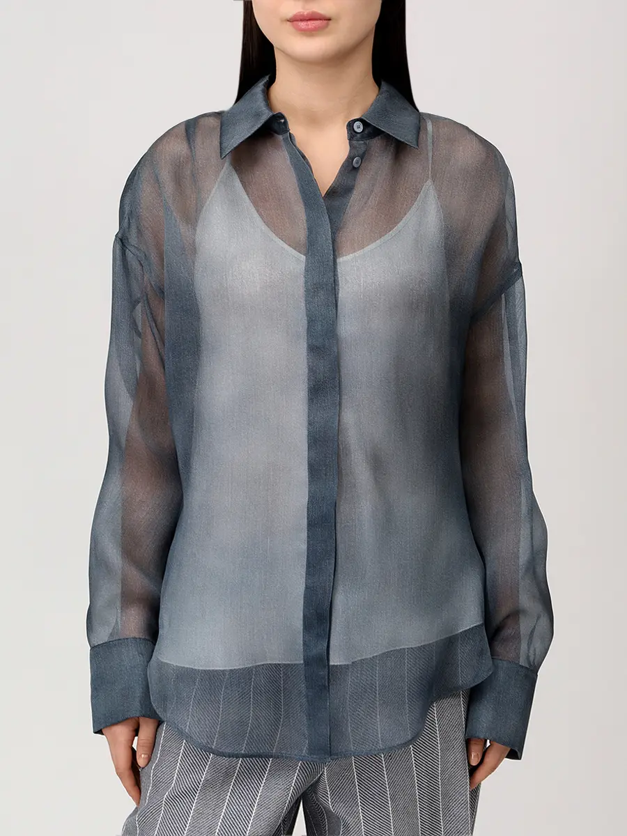 Блуза шелковая