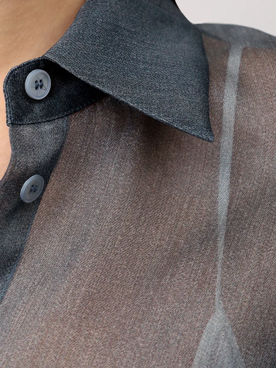 Блуза шелковая