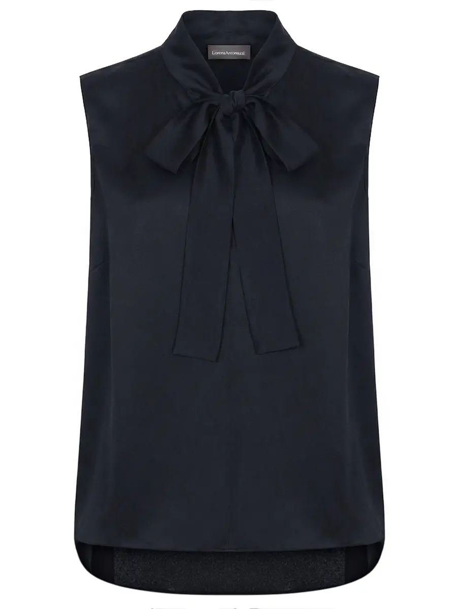 Блуза однотонная