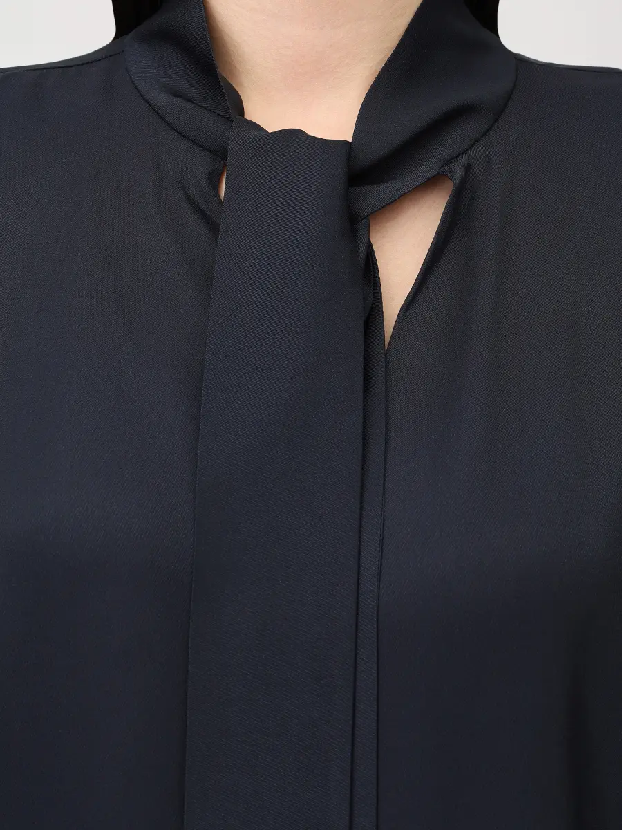 Блуза однотонная