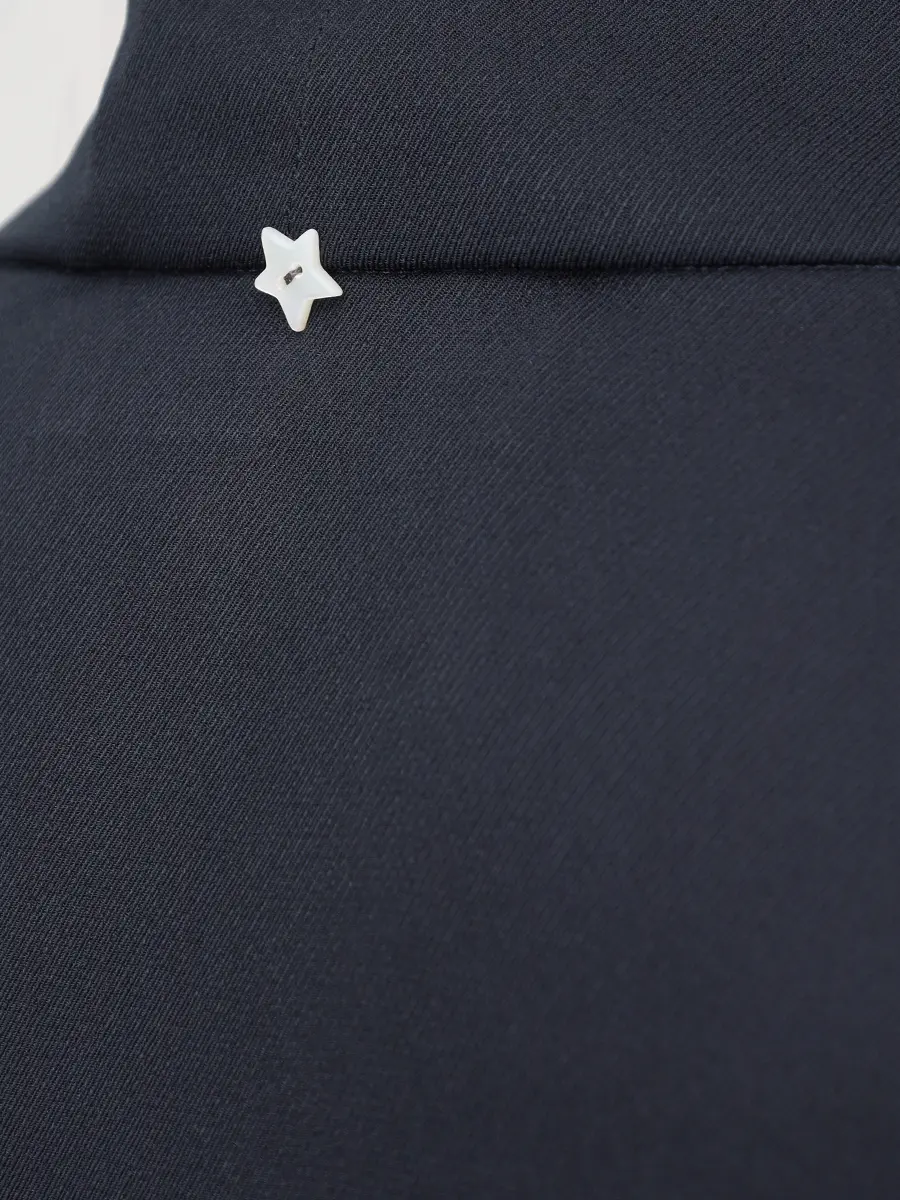 Блуза однотонная