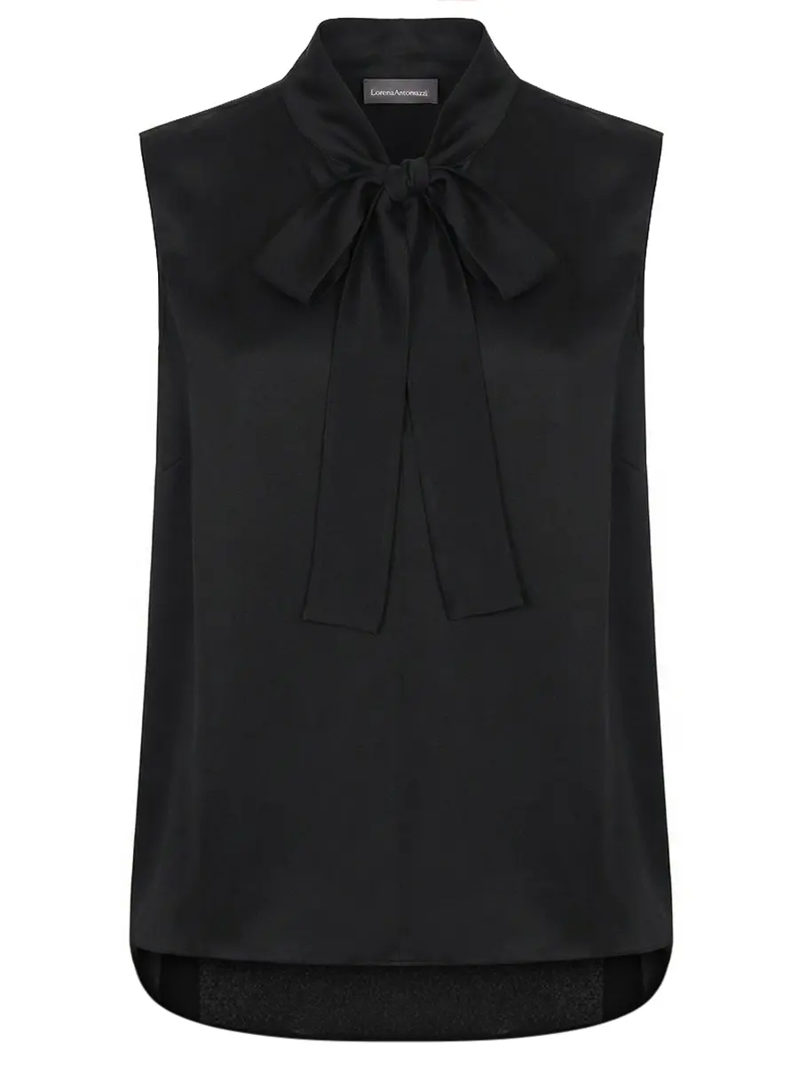 Блуза однотонная