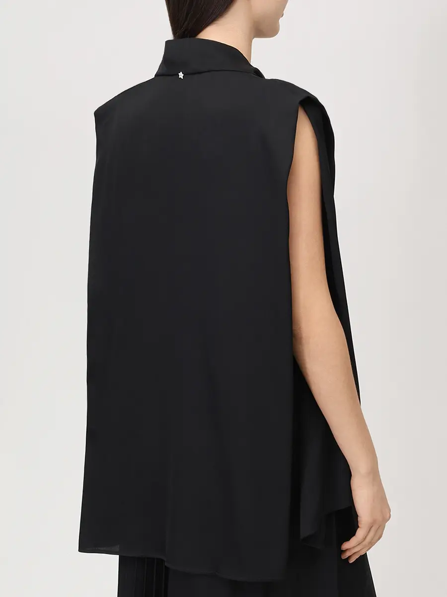 Блуза однотонная