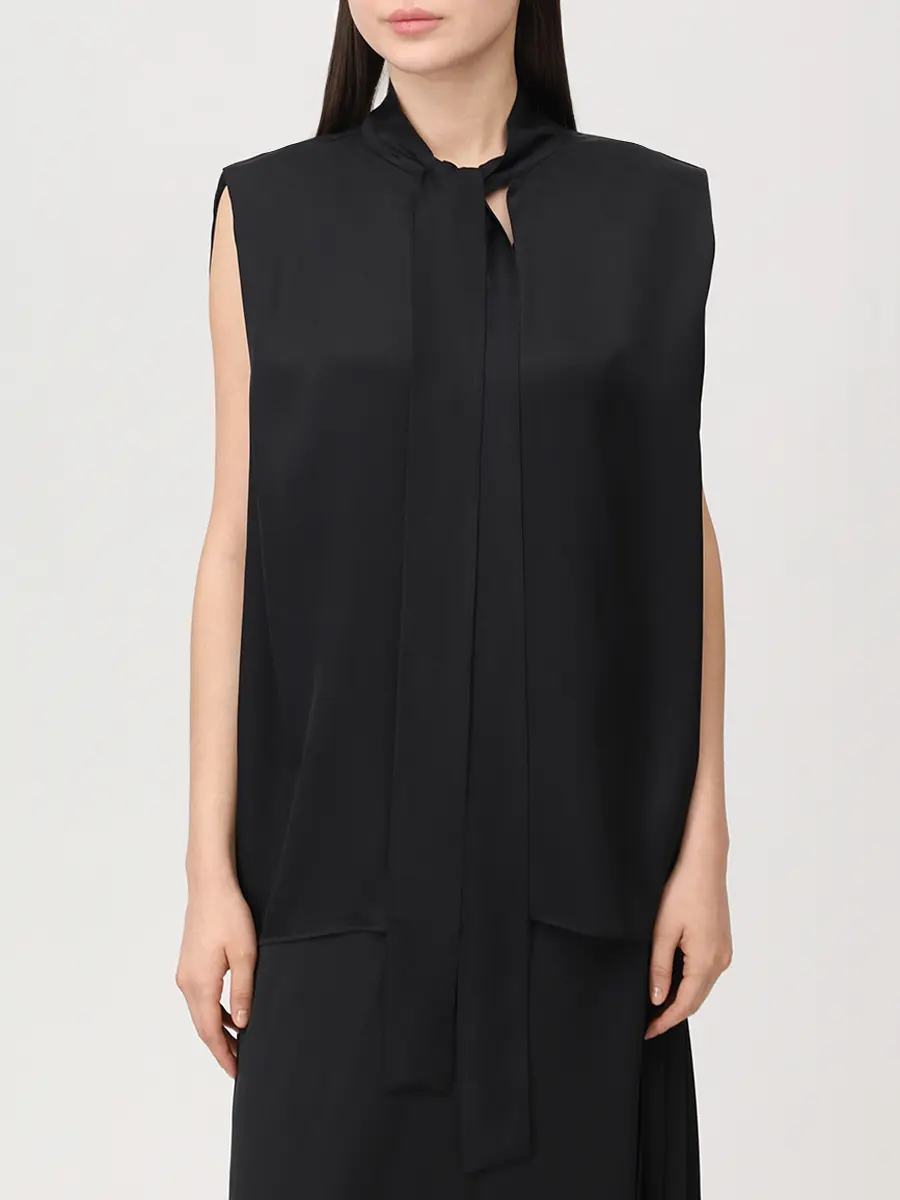 Блуза однотонная