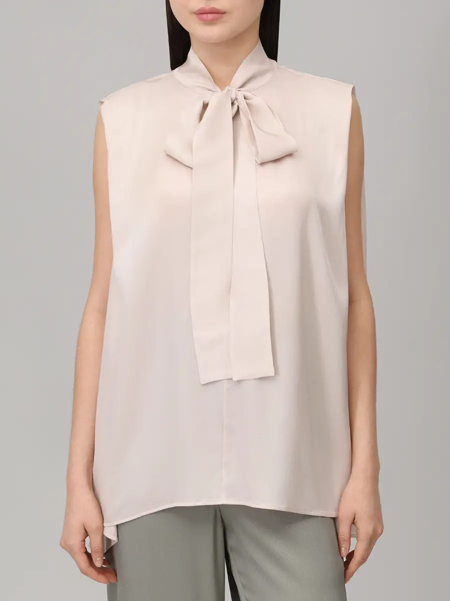 Блуза однотонная