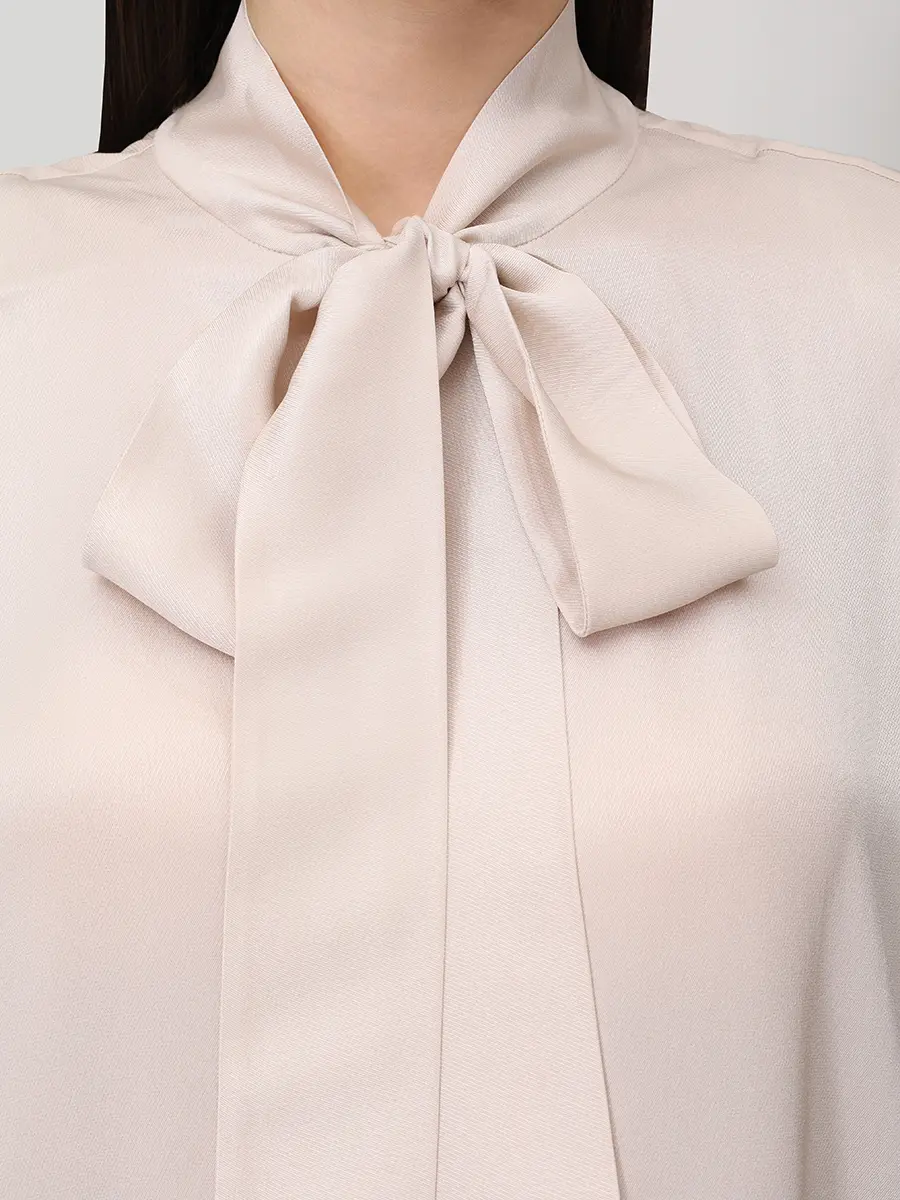 Блуза однотонная