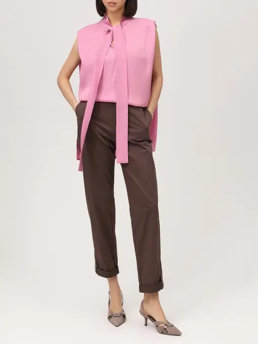 Блуза однотонная LORENA ANTONIAZZI