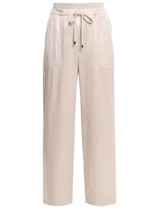 Брюки атласные LORENA ANTONIAZZI