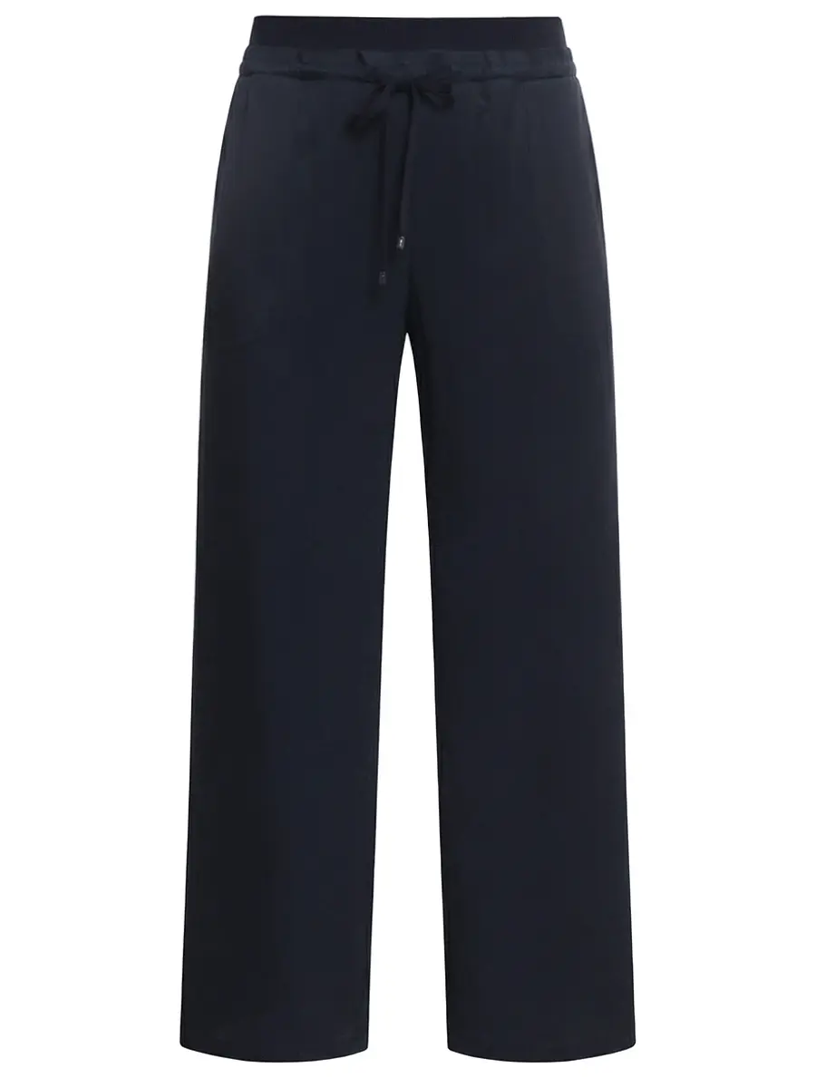 Брюки атласные