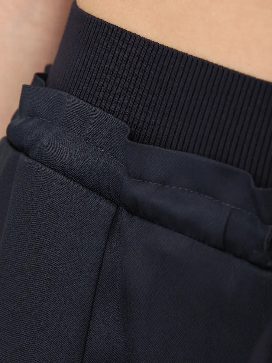 Брюки атласные