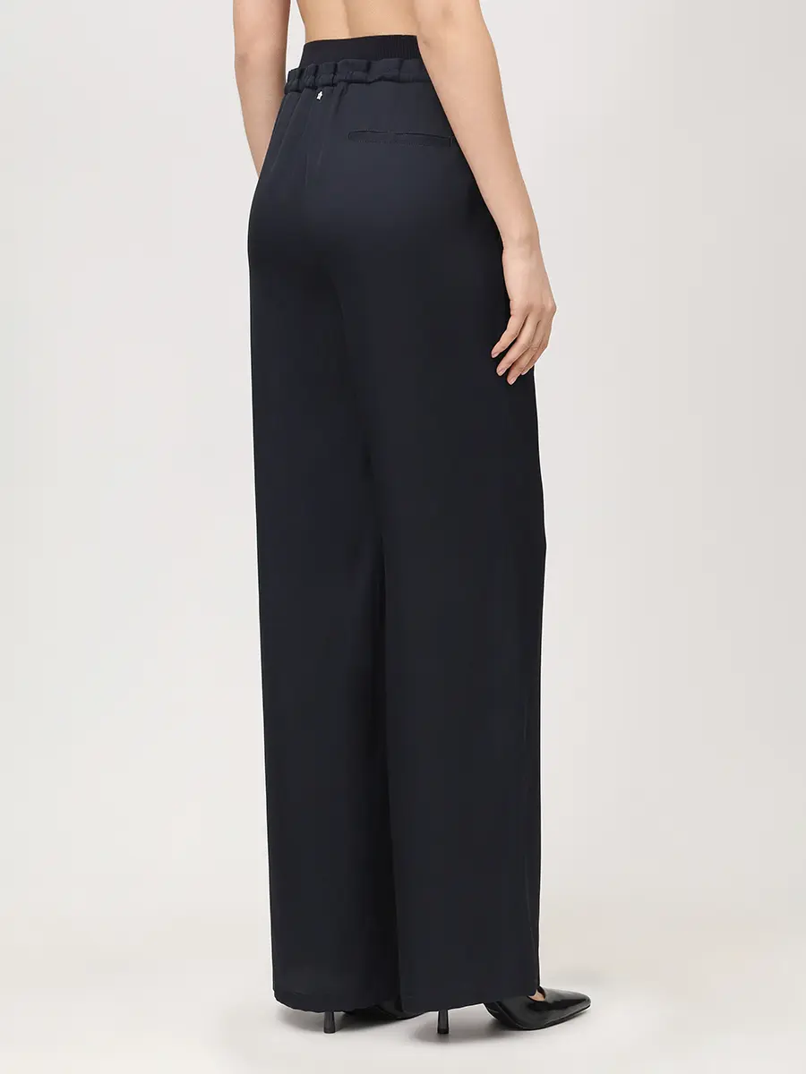 Брюки атласные