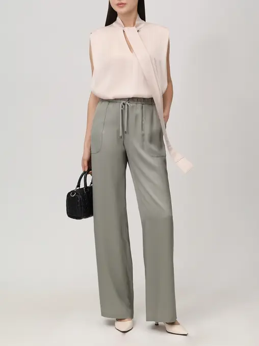 Брюки атласные LORENA ANTONIAZZI