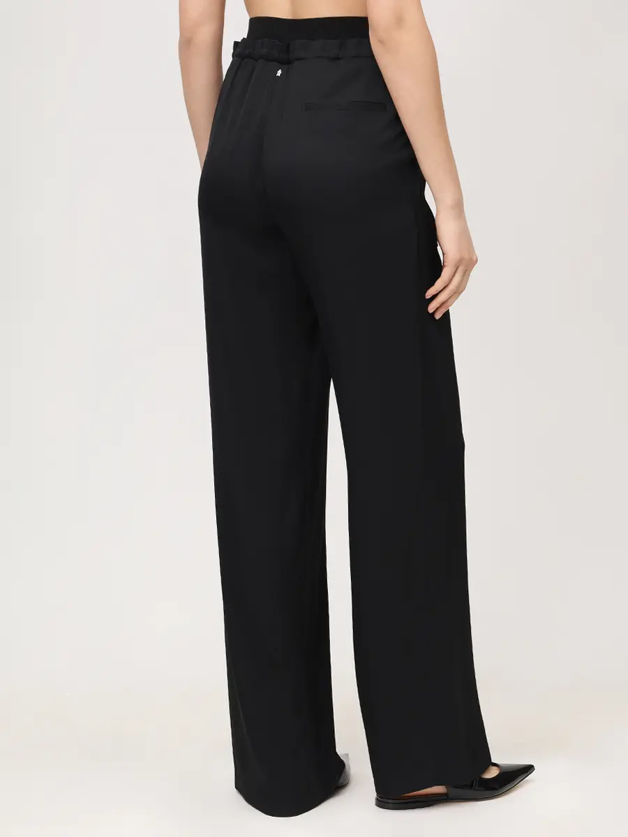 Брюки атласные