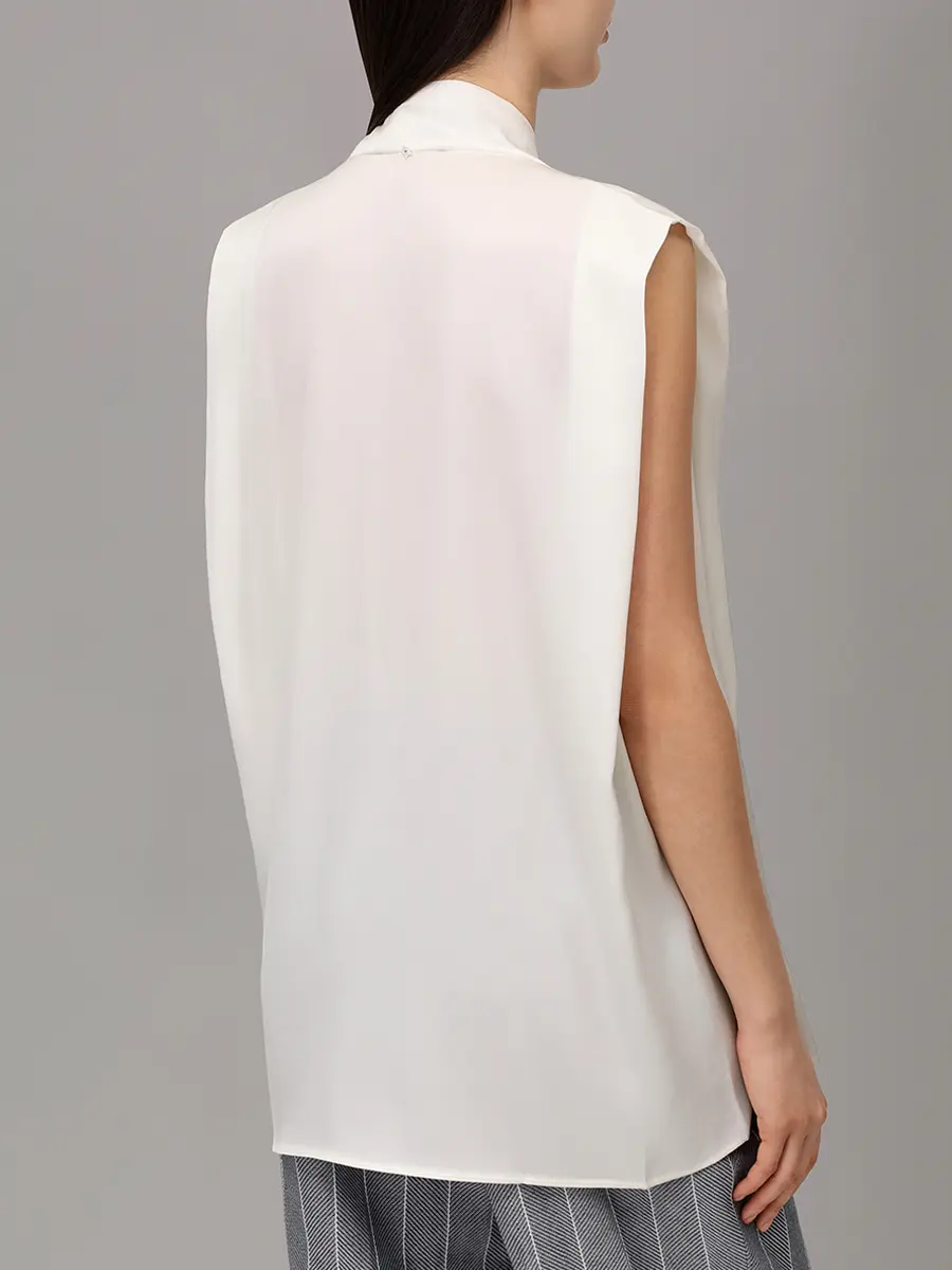 Блуза однотонная