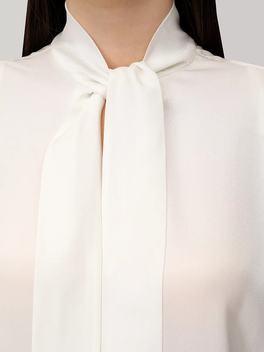 Блуза однотонная