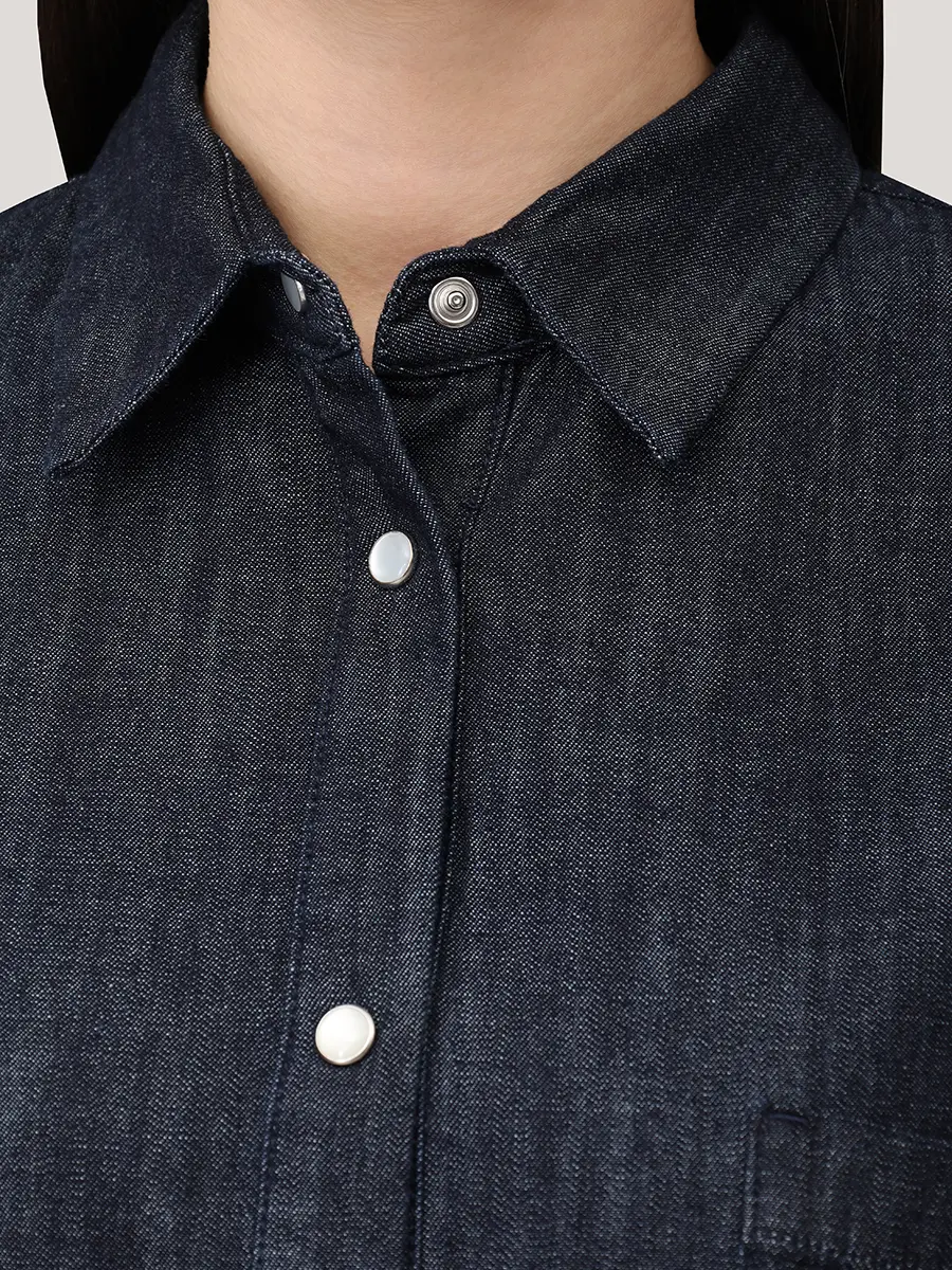 Рубашка джинсовая