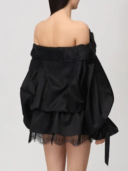 Платье-блуза с кружевом YULIA SKALATSKAYA