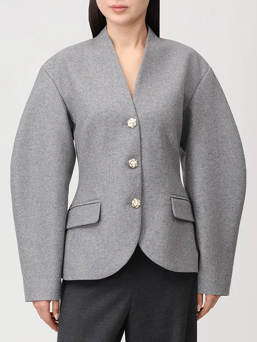 Жакет шерстяной