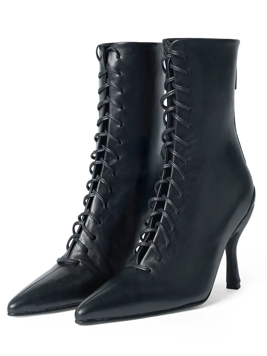 Ботильоны Urban кожаные