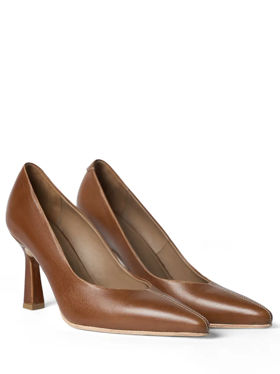 Туфли Vintage cognac кожаные