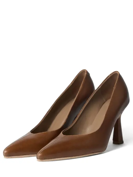 Туфли Vintage cognac кожаные LNB