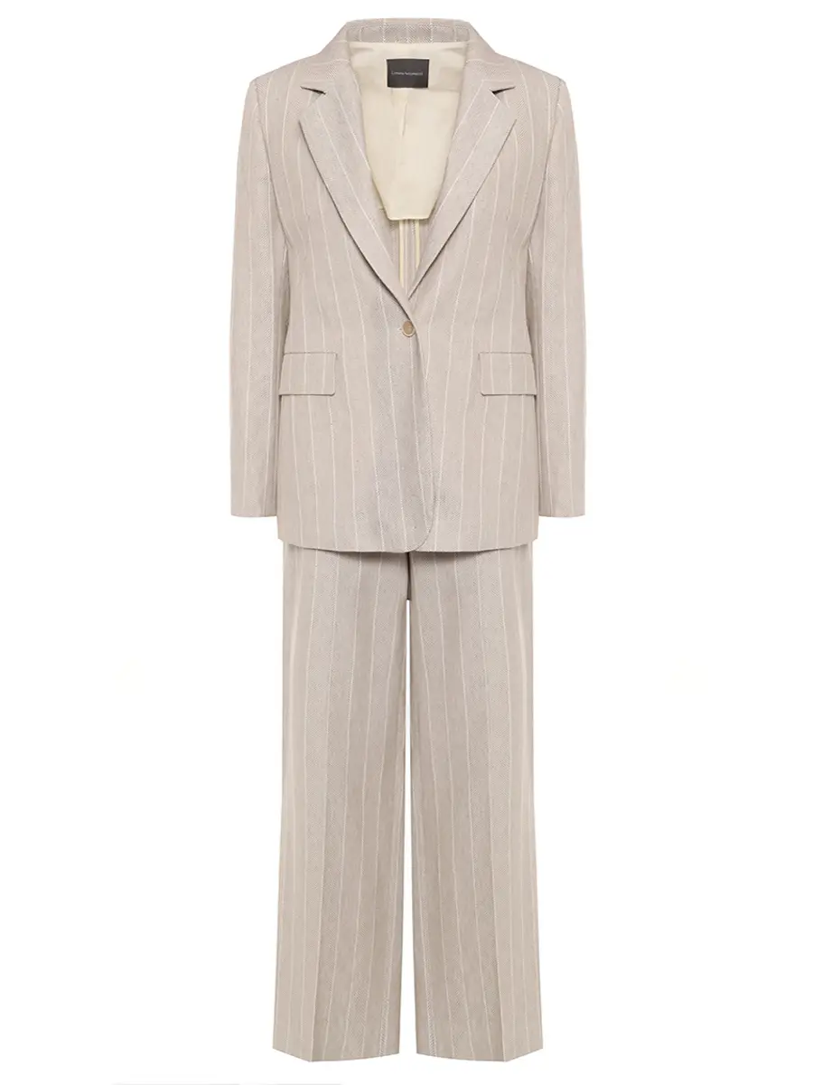 Костюм из хлопка и льна