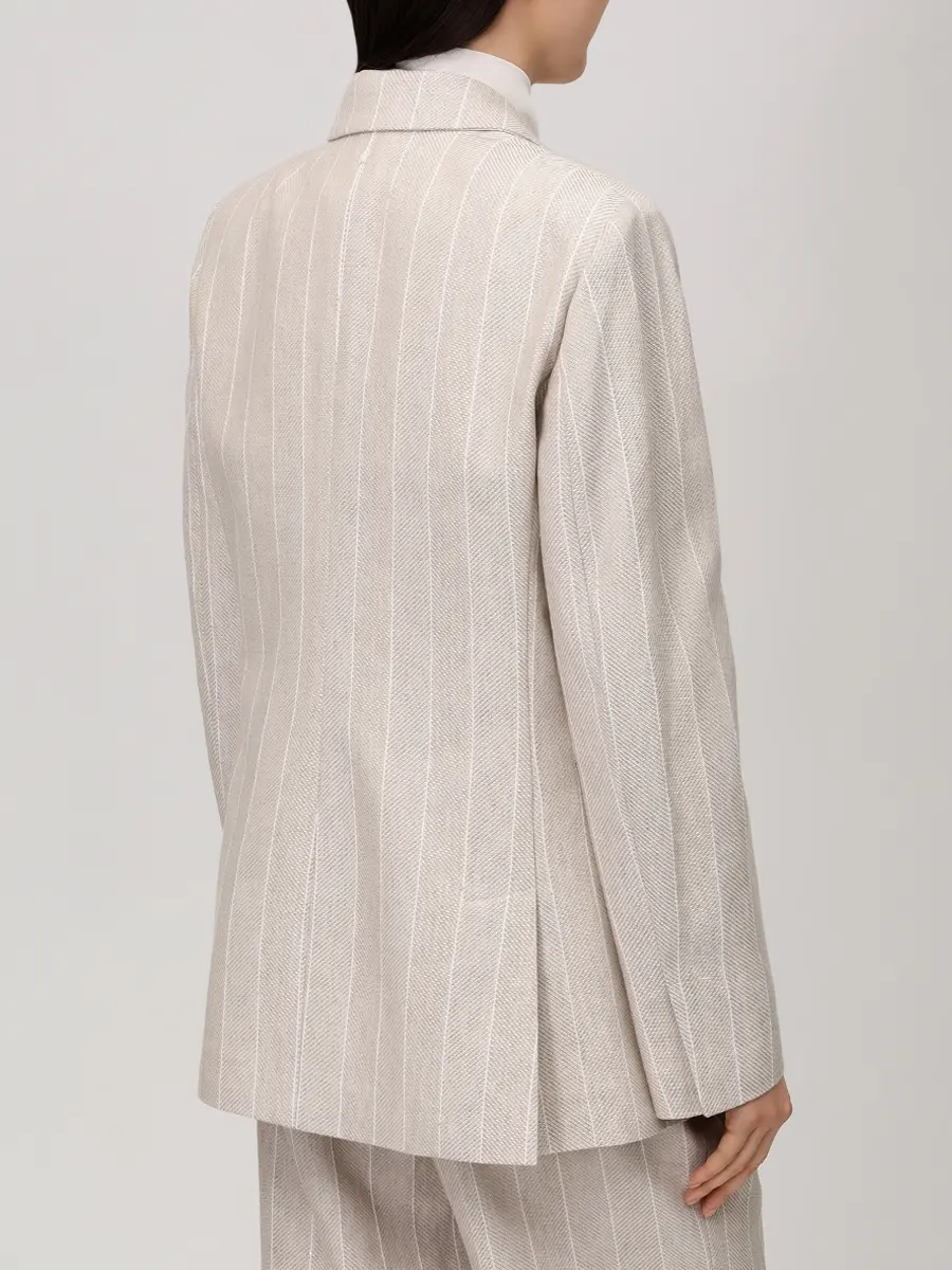 Костюм из хлопка и льна