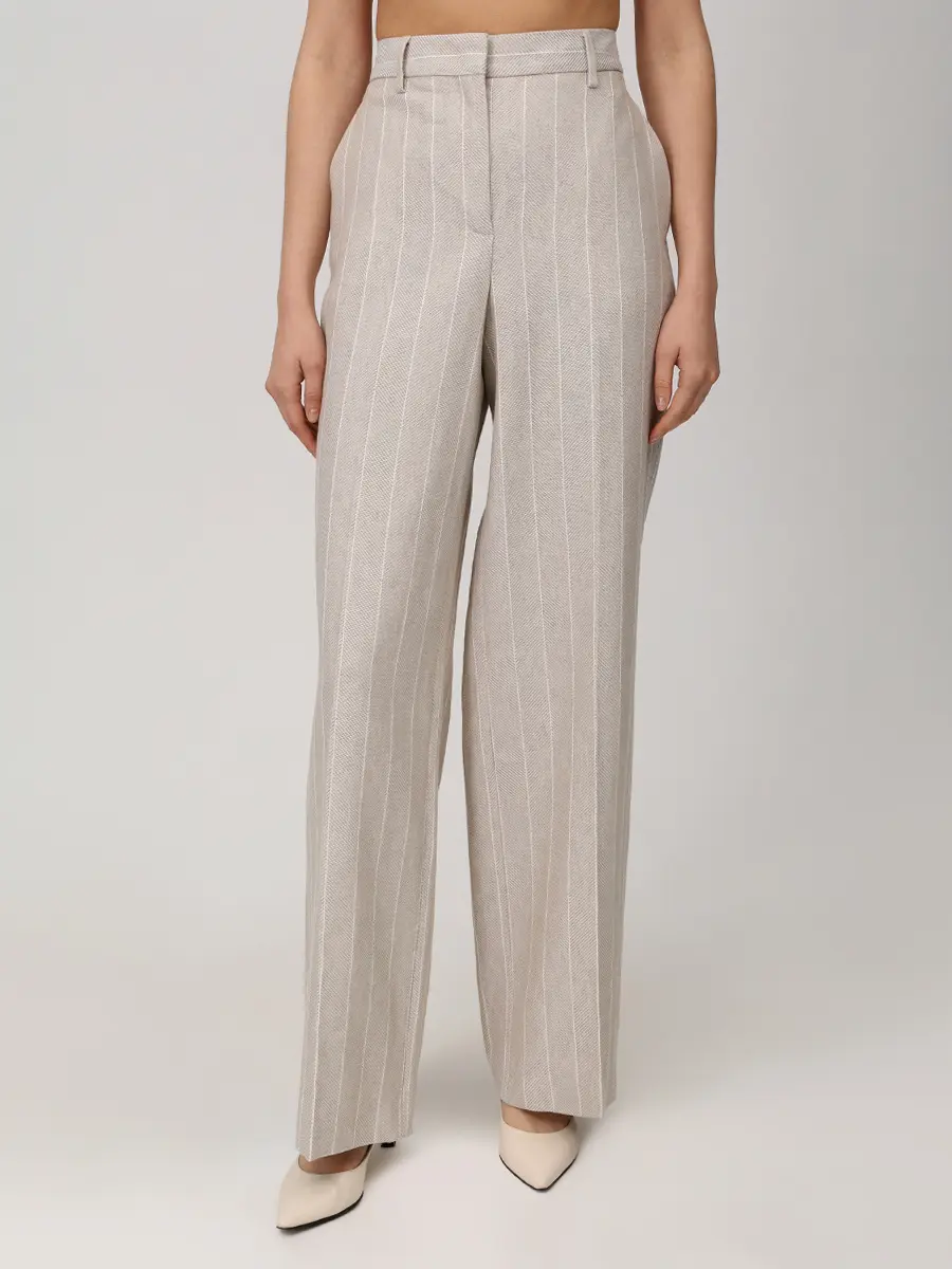 Костюм из хлопка и льна