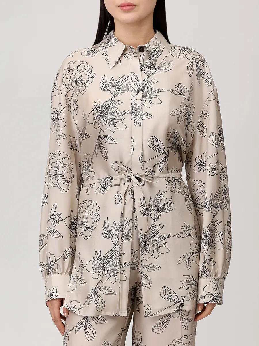 Костюм шелковый