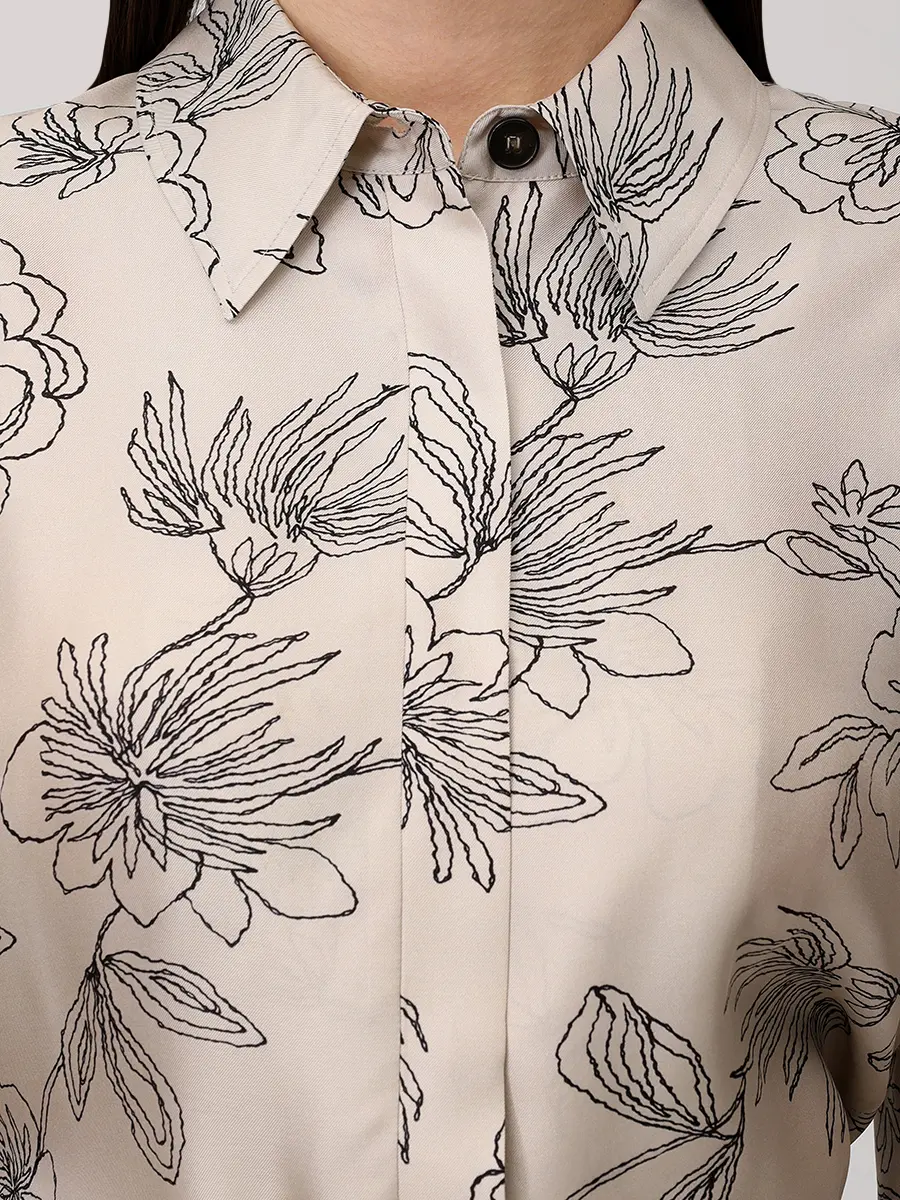 Костюм шелковый