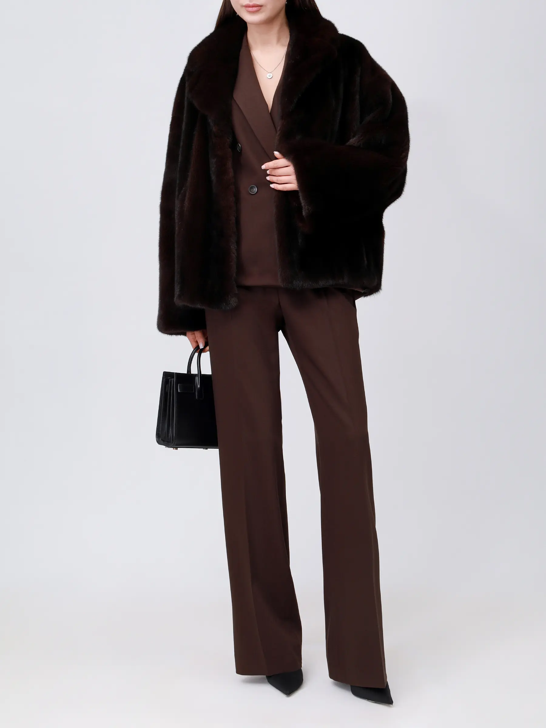 Полушубок норковый