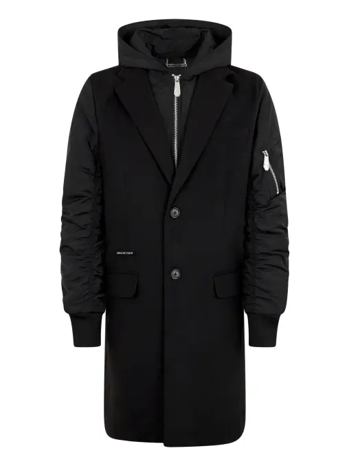 Пальто комбинированное PHILIPP PLEIN
