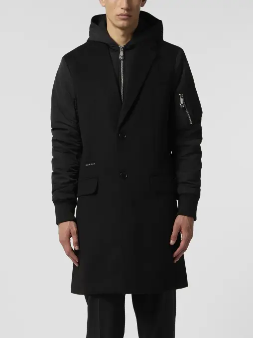 Пальто комбинированное PHILIPP PLEIN
