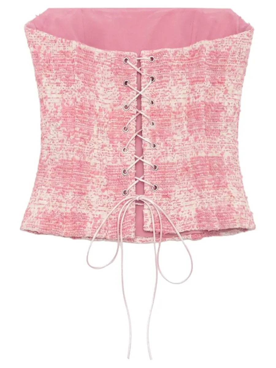 Корсет твидовый