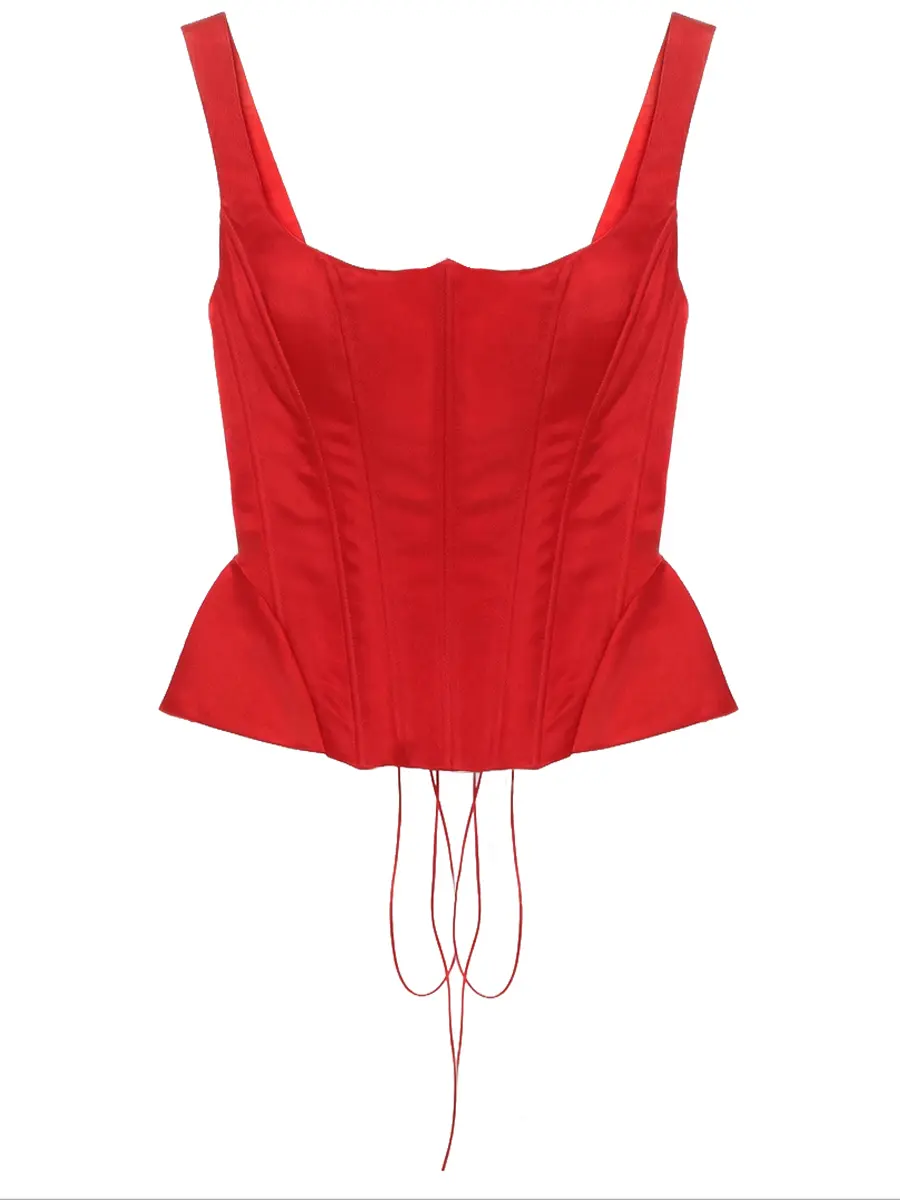 Корсет шелковый